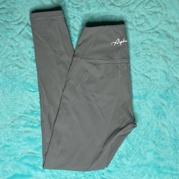 Alphalete Pants & Jumpsuits Alphalete Pulse Surge Leggings Silver